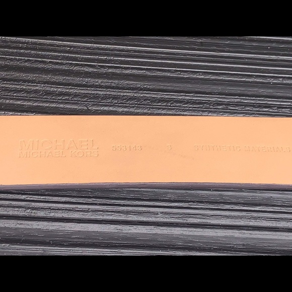 MICHAEL Michael Kors Tan and Gold Buckle Belt main image 6